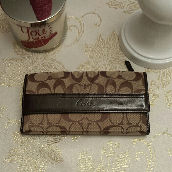 Coach Handbags - Brown C Coach wallet